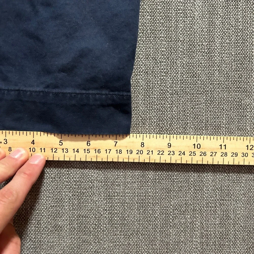 Polo Ralph Lauren Chino Pants Mens 36x30 Navy Blue Stretch Straight Fit Trousers